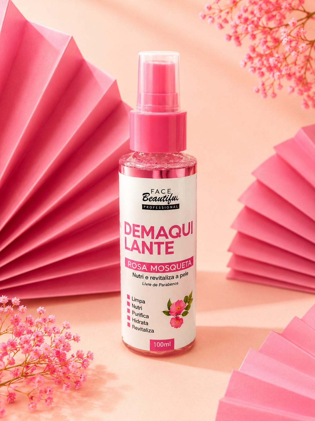 Demaquilante Rosa Mosqueta Face Beautiful