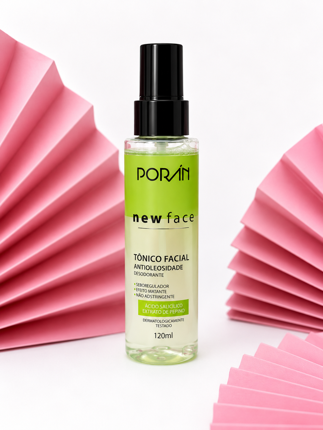 Tônico Facial Antioleosidade New Face Porán 120ml