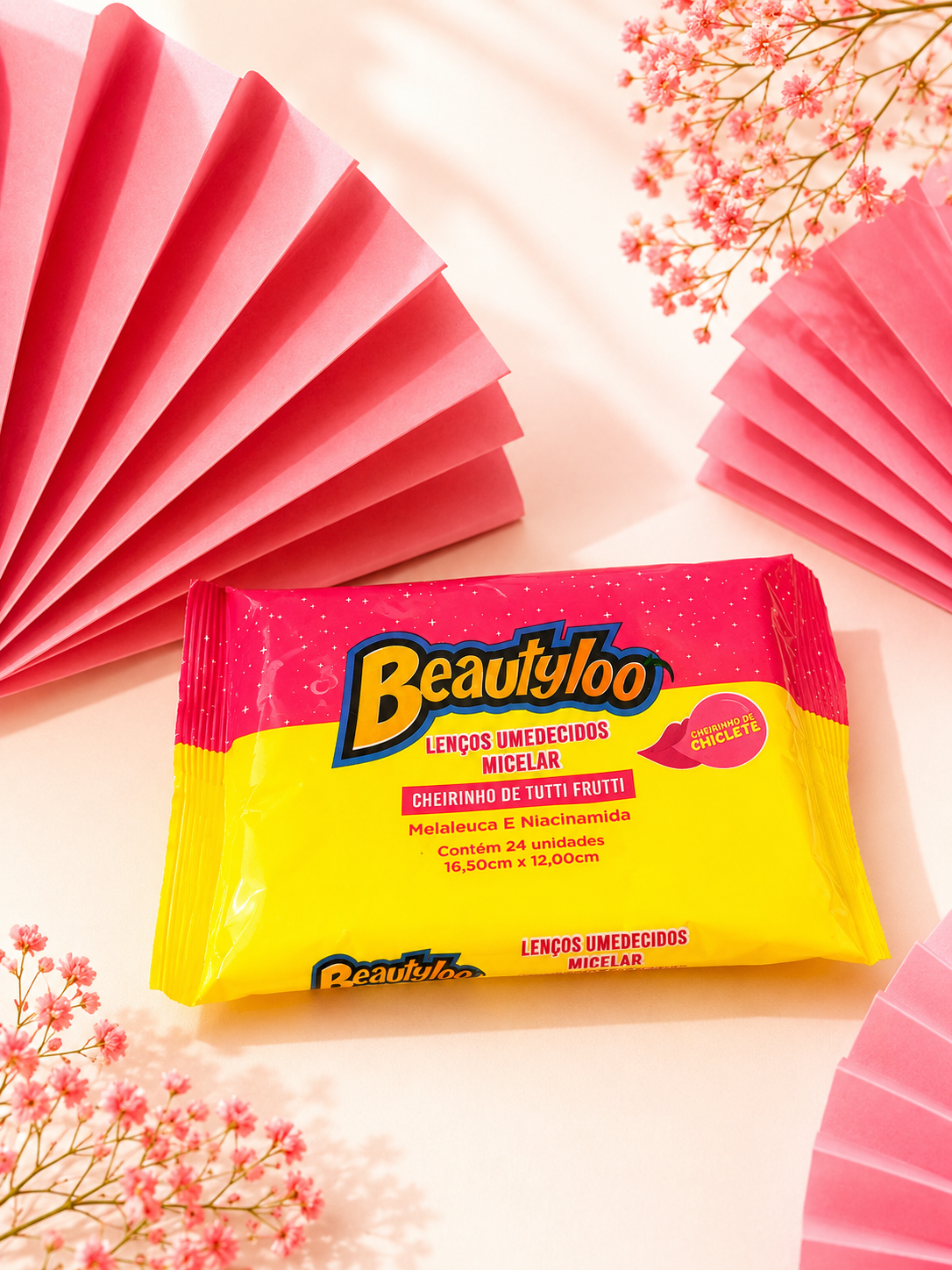 Lenço Umedecido Beautyloo Cheirinho de Tutti Frutti
