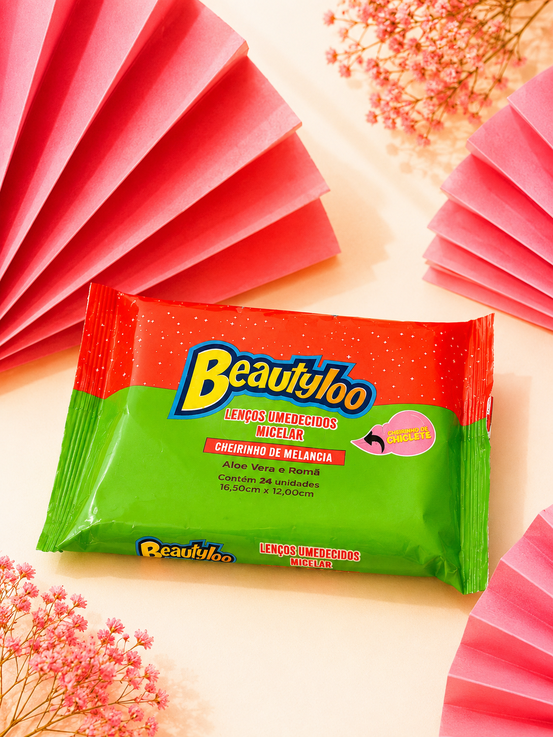 Lenço Umedecido Beautyloo Cheirinho de Melancia
