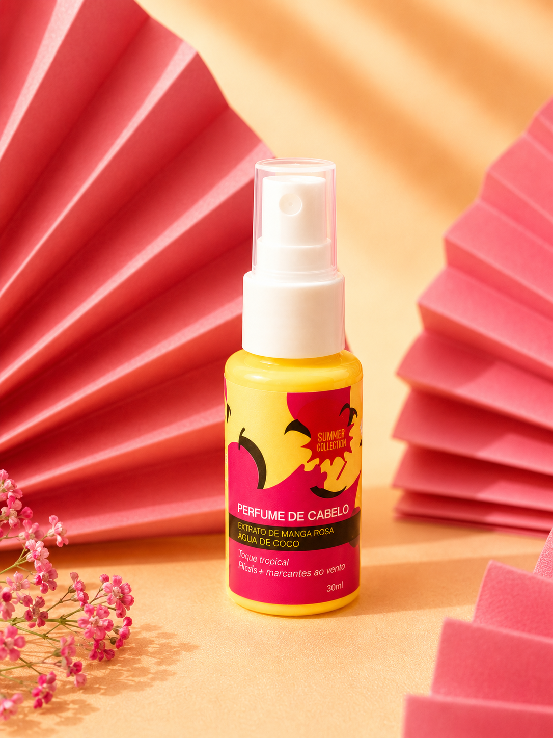 Perfume de Cabelo Super Poderes Manga Rosa 30ml